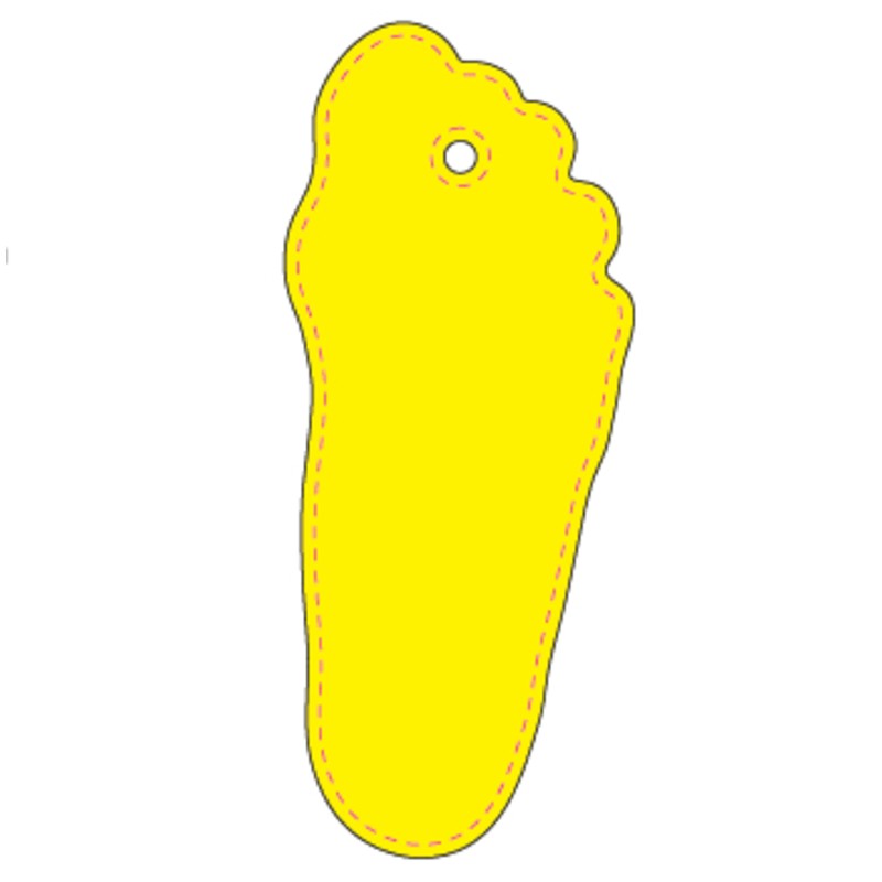 Hanger Fot 33x79 mm | flourgul