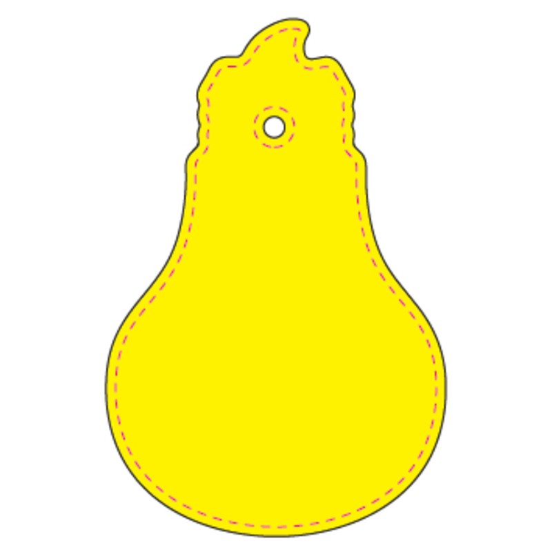 Hanger Glödlampa 44x67 mm | flourgul