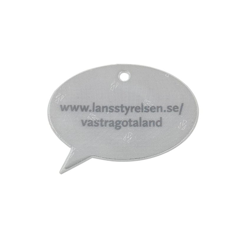 Hanger Pratbubbla #2 60x46 mm | vit