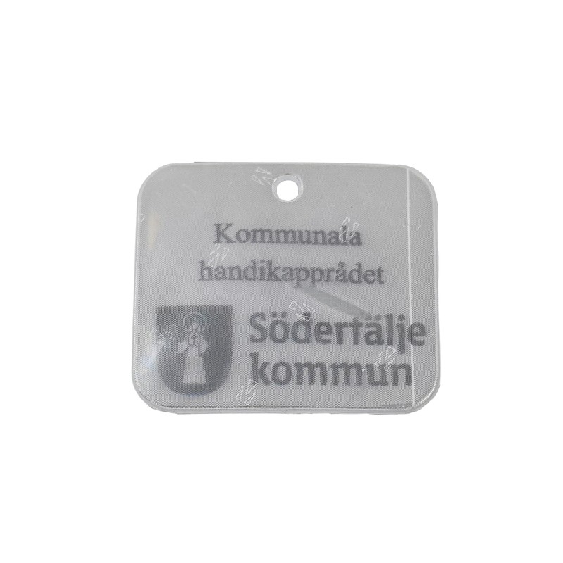 Hanger Rektangel #3 50x43 mm | vit