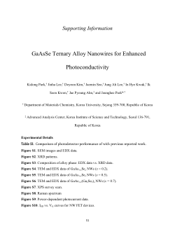 gaasse ternary alloy nanowires enhanced photoconductivity gaasse ternary alloy nanowires enhanced photoconductivity
