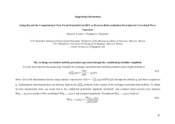 Going beyond the
Computational Tool: Fermi Potential
from DFT as an Electron (De)Localization Descriptor for Correlated
Wave Functions