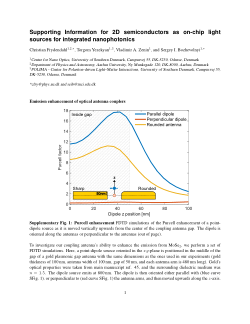2D Semiconductors
as On-Chip Light Sources for Integrated
Nanophotonics