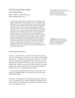 Class forcing and topos theory