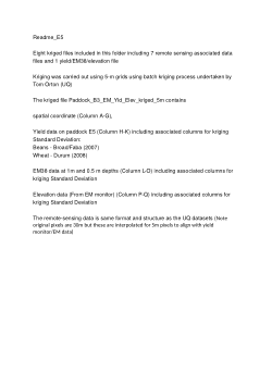 Machine learning to extract maximum value from soil and crop variability, Paddocks pre-processed ML input datasets