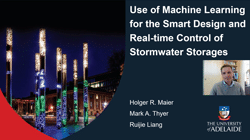 Use of Machine Learning for the Smart Design and Real Time Control of Stormwater Storages