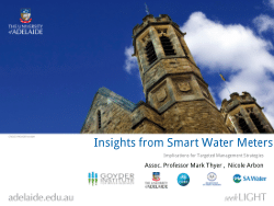 Insight from Smart Water Meters: Opportunities for Targeted Management Strategies