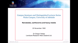 Nematodes, earthworms and heavy metals