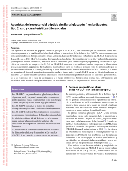 péptido similar al glucagón-1 diabetes mellitus