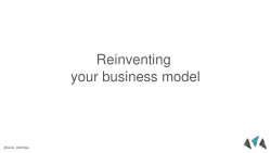 Reinventing Your Business Model