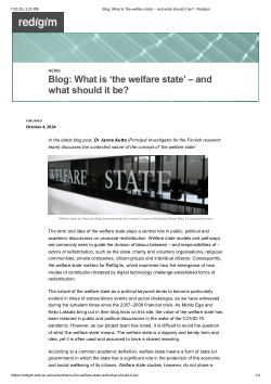 Blog_ What is ‘the welfare state’ – and what should it be_ - Redigim.pdf