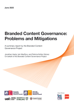 Branded Content Governance: Problems and Mitigations