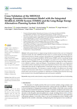 Cross-Validation of the MEDEAS Energy-Economy-Environment Model with the Integrated MARKAL-EFOM System (TIMES) and the Long-range Energy Alternatives Planning system (LEAP)