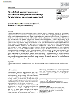 Pile defect assessment using distributed temperature sensing: fundamental questions examined