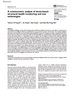 A scientometric analysis of drone-based structural health monitoring and new technologies