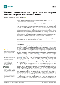 Near-Field Communication (NFC) Cyber Threats and Mitigation Solutions in Payment Transactions: A Review