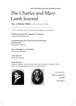 The Charles and Mary Lamb Journal No 2 (CLB, 180) ISSN 3049-9038 (Print); ISSN 3049-9046 (Online)