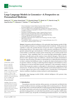 Large language models in genomics—a perspective on personalized medicine