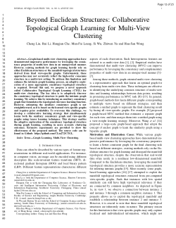 Beyond Euclidean structures: collaborative topological graph learning for multi-view clustering
