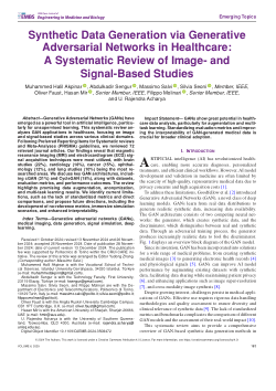 Synthetic data generation via generative adversarial networks in healthcare: a systematic review of image- and signal-based studies