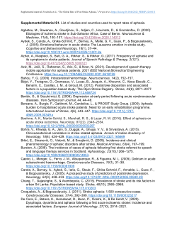 Global rate of post-stroke aphasia (Frederick et al., 2022)