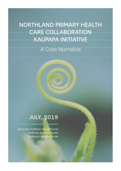 Northland Primary Health Care Collaboration Kaupapa Initiative