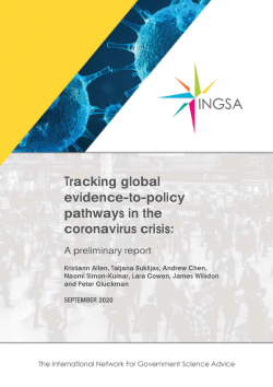 Tracking global knowledge-to-policy pathways in the coronavirus crisis: A preliminary report from ongoing research