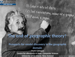 Cyber GIScience talk from CyberGIS '14
