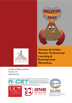 IAVCEI Volcano Teacher PLD Booklet