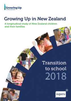 Growing Up in New Zealand: A longitudinal study of New Zealand children and their families. Transition to school