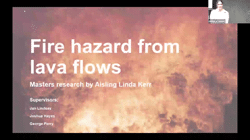 Fire Hazard from lava flows during a volcanic eruption in the Auckland Volcanic Field