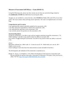 Supplementary Materials to Cluster Analysis (Scales)
