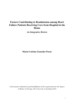 Factors contributing to readmission among heart failure patients receiving care from hospital in the home: an integrative review