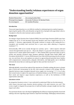Understanding family/whānau experiences of organ donation opportunities_Study protocol_V5.pdf