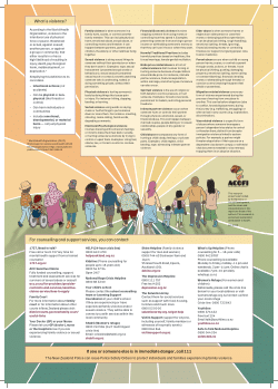 Exploring Family Violence and Sexual Violence in African Communities in Aotearoa New Zealand - A Poster