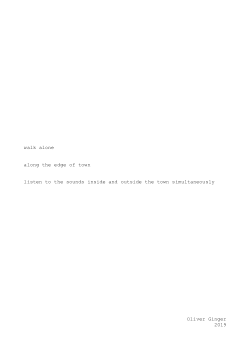 Borders: investigating liminality, outsiderness and solitude through an exploration of the sound environments of Andover (PhD Thesis) - borders #1 - <i>walk alone / along the edge of town / listen to the sounds inside and outside the town simultaneously </i>(2019)