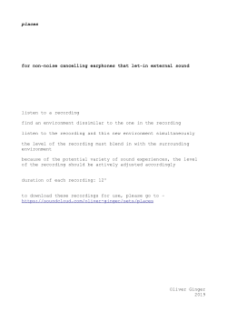 Borders: investigating liminality, outsiderness and solitude through an exploration of the sound environments of Andover (PhD Thesis) - borders #1 - <i>places </i>(2019)