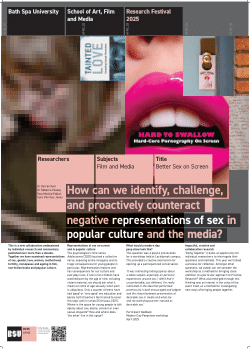 Research Festival, 2025 - Research Posters, Bath School of Art, Film and Media