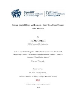 Foreign capital flows and economic growth: A cross country panel analysis