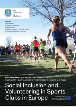 Social Inclusion and Volunteering in Sports Clubs in Europe