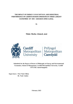 Impact of Energy Consumption and Industrial Performance on Carbon Dioxide Emissons in Three Largest Economies of Sub-Saharan Africa