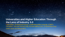 Higher Education Through the Lens of Industry 5.0