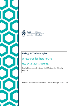 Using AI Technologies<strong>: </strong>A resource for lecturers to use with their students