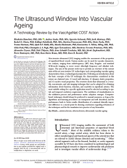 The Ultrasound Window Into Vascular Ageing