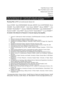Reimagining the Value of Brachial-Ankle Pulse Wave Velocity as a Biomarker of Cardiovascular Disease Risk—A Call to Action on Behalf of VascAgeNet