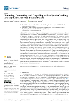 Bordering, Connecting, and Dispelling within Sports Coaching: Erasing the Practitioner–Scholar Divide