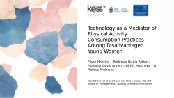 Technology as a Mediator of Physical Activity Consumption Practices Among Disadvantaged Young Women