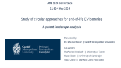 Circular economy for electric vehicle battery waste in the European context:A patent landscape analysis of end-of-life solutions