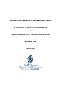 The Application of Psychology to Prevent Extremist Violence