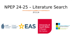 NPEP 291124 Literature Search